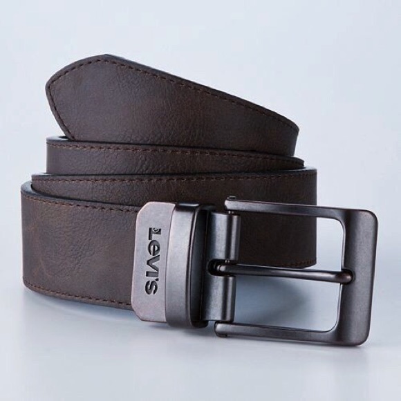levi's men's casual leather belt